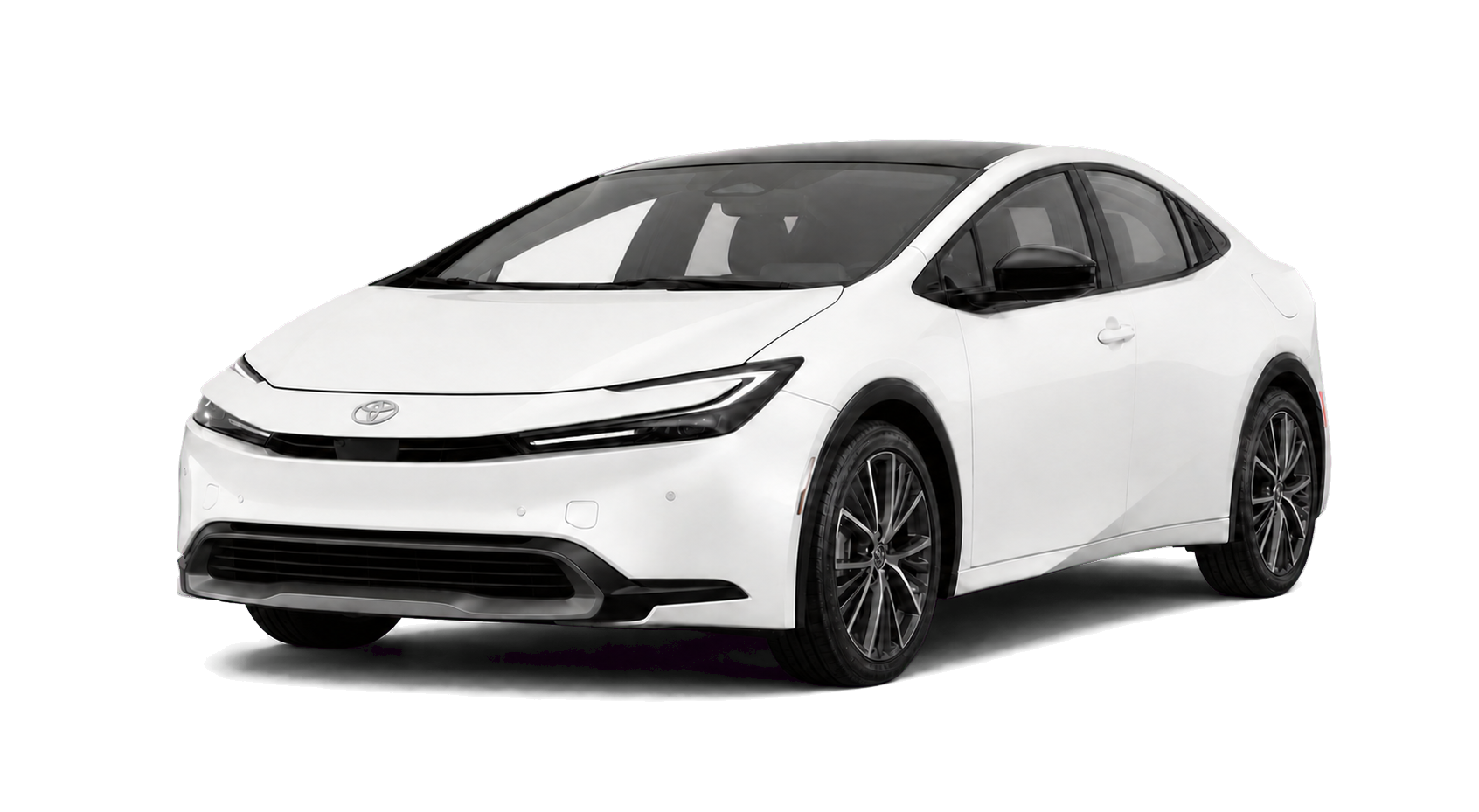 White Toyota Prius replacement vehicle
